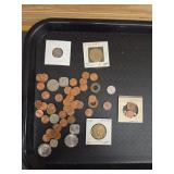 Qty of Vtg Foreign Coins including Iceland