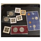 Qty of Commerative Coins including 1965 Queen