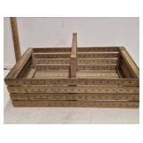 Basket made from Yardsticks