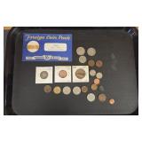 Qty of Vtg Foreign Coins