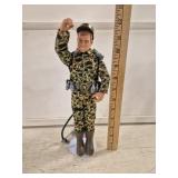 Vintage GI Joe w Flame Thrower