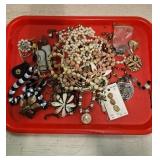 Qty of Vtg Costume Jewelry- unsorted
