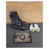 Antique Women's Boots, Children's Shoes and