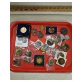 Qty of Historical Medallions including Liberty