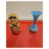 Nesting Dolls and Bud Vase