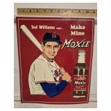 Teddy Williams Moxie Tin Sign