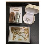 Costume Jewelry including Earrings and (2) Paris