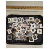 Qty of Foreign Coins and Tokens - unsorted