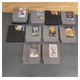 (10) Vtg Nintendo Video Games including Ring King