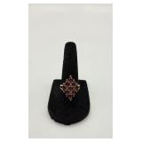 10 Kt Gold Cluster Ring - 3.2 Grams