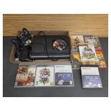 PS3 Gaming System with Controllers and (9) Games