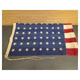 Vtg Cotton American Flag - 3' x 4'