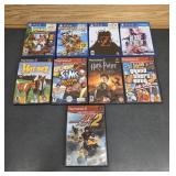 (10) PS2 and PS4 Video Games