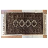 Antique Silk Prayer Rug