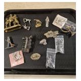 (18) Miniature Metal Figurines