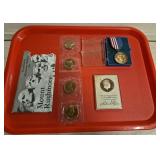(6) Medallions including Mount Rushmore