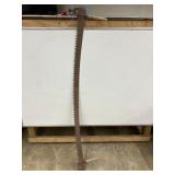 Vintage 2 man 72" Crosscut saw, wood handles