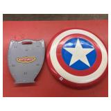 Captain America Shield 23" round & Battle Shield
