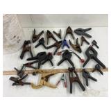 Bucket of clamps