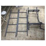 Metal Tree Deer Stand, 2 ladder pieces 52" & top