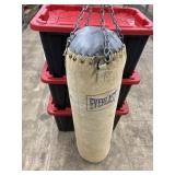 Everlast punching bag, Approx 44" tall 12" around
