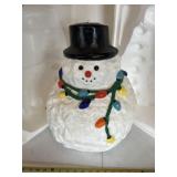 18" tall snowman candle