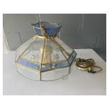 Tiffany style Hanging Ceiling Light, untested