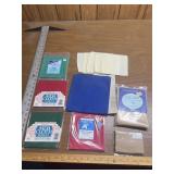 Various colors & sizes of Aida cloth