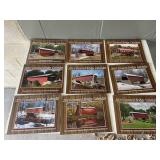 9 Covered Bridge Calendars 2010,2011, 2013-17,