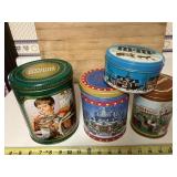 4 Collectable tins, Hershey