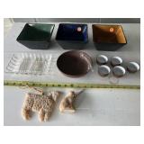 Bowls & ashtray
