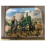 John Deere "Lunch Time" metal tray 13 1/4x10 3/4