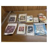 9 quilting patterns, some kits w/ material &