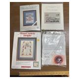 4 Cross stitch kits, New