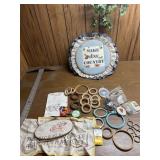 Lot of small hoops and frames