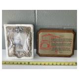"The Fireman" Chippewa Twp VFD plaque & Fireman