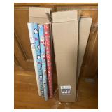 2 New 1 open boxes of Christmas Wrapping paper
