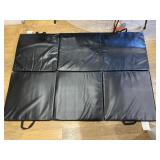 2 black mats w/handles, 71 1/2 x 24  x 1 1/2 each