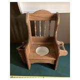Wooden Potty Chair, 19 x 12 x 21