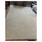 Bashian Rug, Ivory, 8 1/2 x 11 1/2