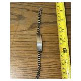 Sterling ID bracelet