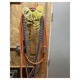 2 air hoses & rope