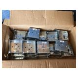 Box of 4ï¿½ x 1 1/2ï¿½ deep electrical boxes