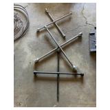(3) 4 way wrenches