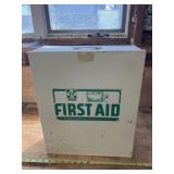 Large first aid kit box with misc hardware