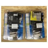 (2) 60A 2 pole ground fault breakers