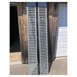 Pair metal ramps 2ï¿½ x 10ï¿½ x 7ft