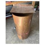 3ft wide heavy copper flashing, approximately 7ft