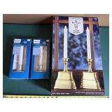 4 battery operated window candles, look new