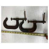 (2) 3 ï¿½ USA made C clamps